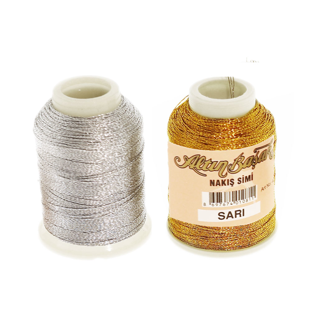 Metallic Embroidery Thread, 150m