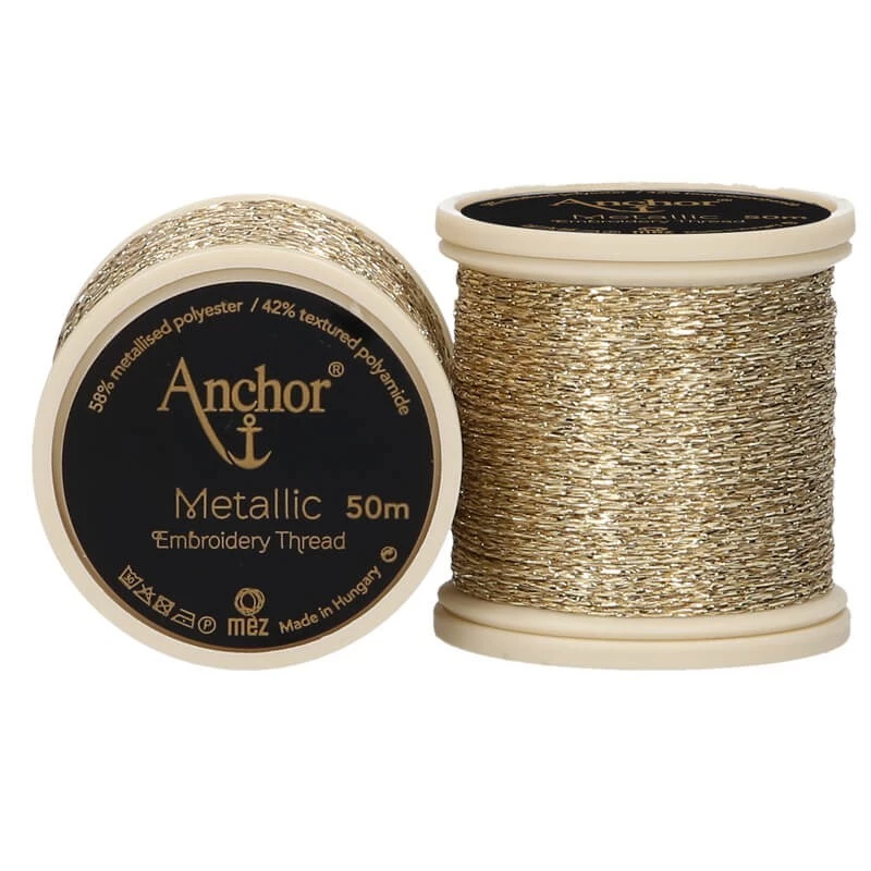 Metalic Embroidery Thread, 50m spool