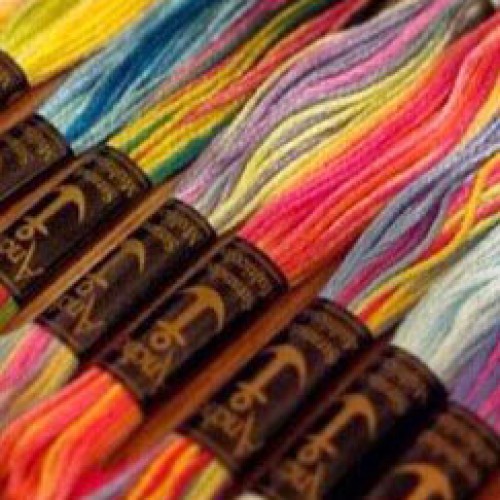 Stranded Cotton Embroidery Thread, 8m skein, Multicolor