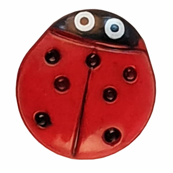 Ladybird Button 17003