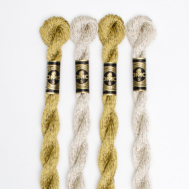 METALLIC PEARL COTTON THREAD -