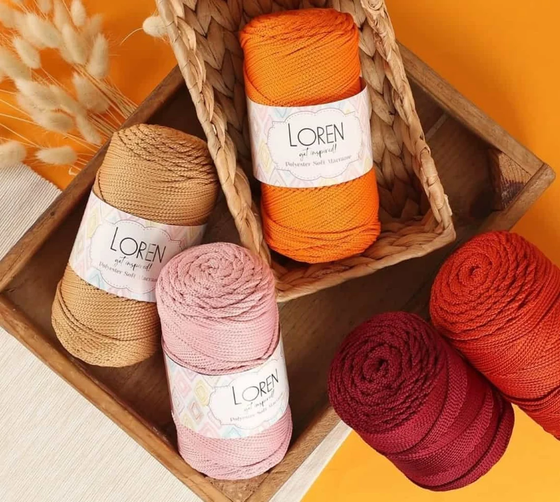 POLYESTER SOFT MACRAME