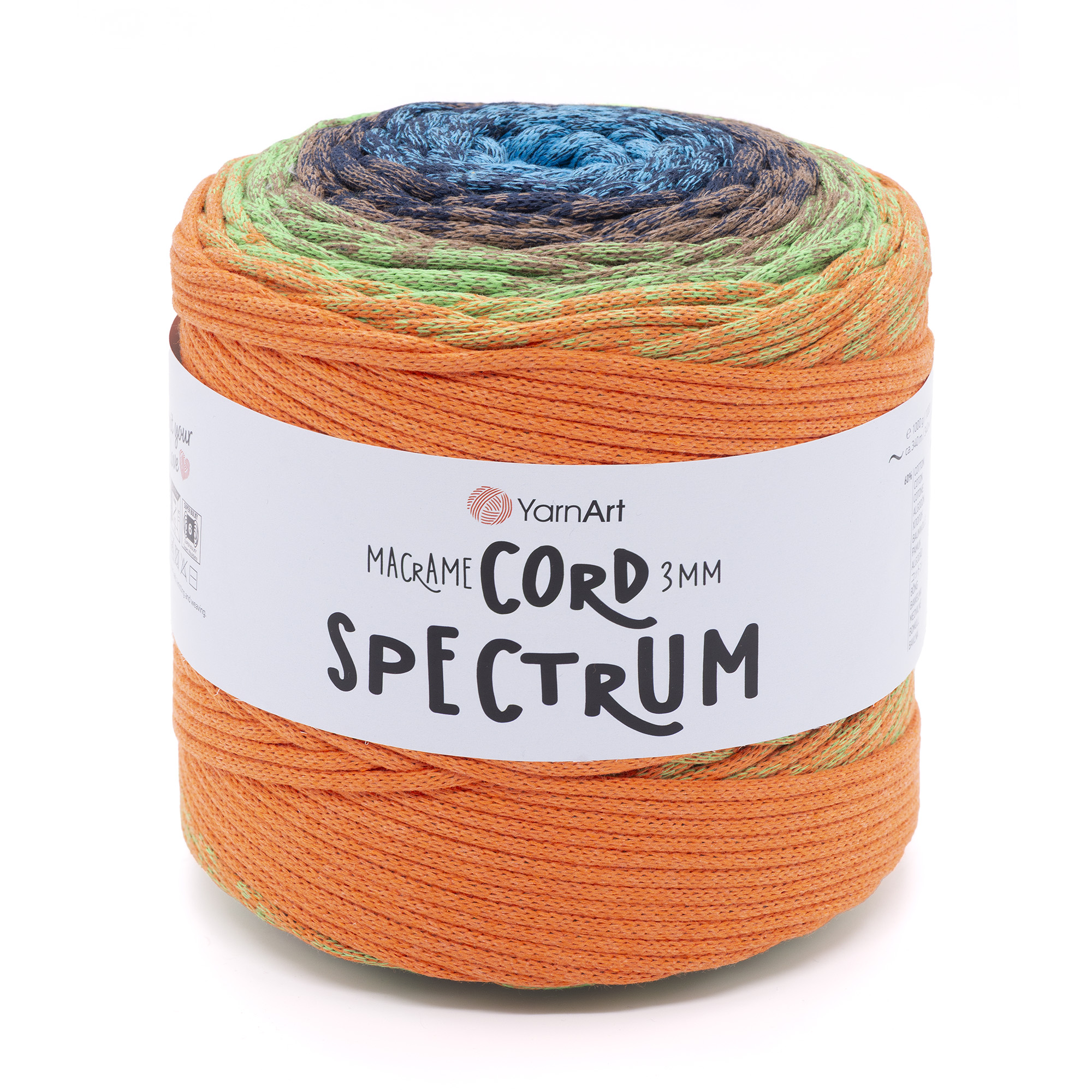 MACRAME CORD 3MM SPECTRUM