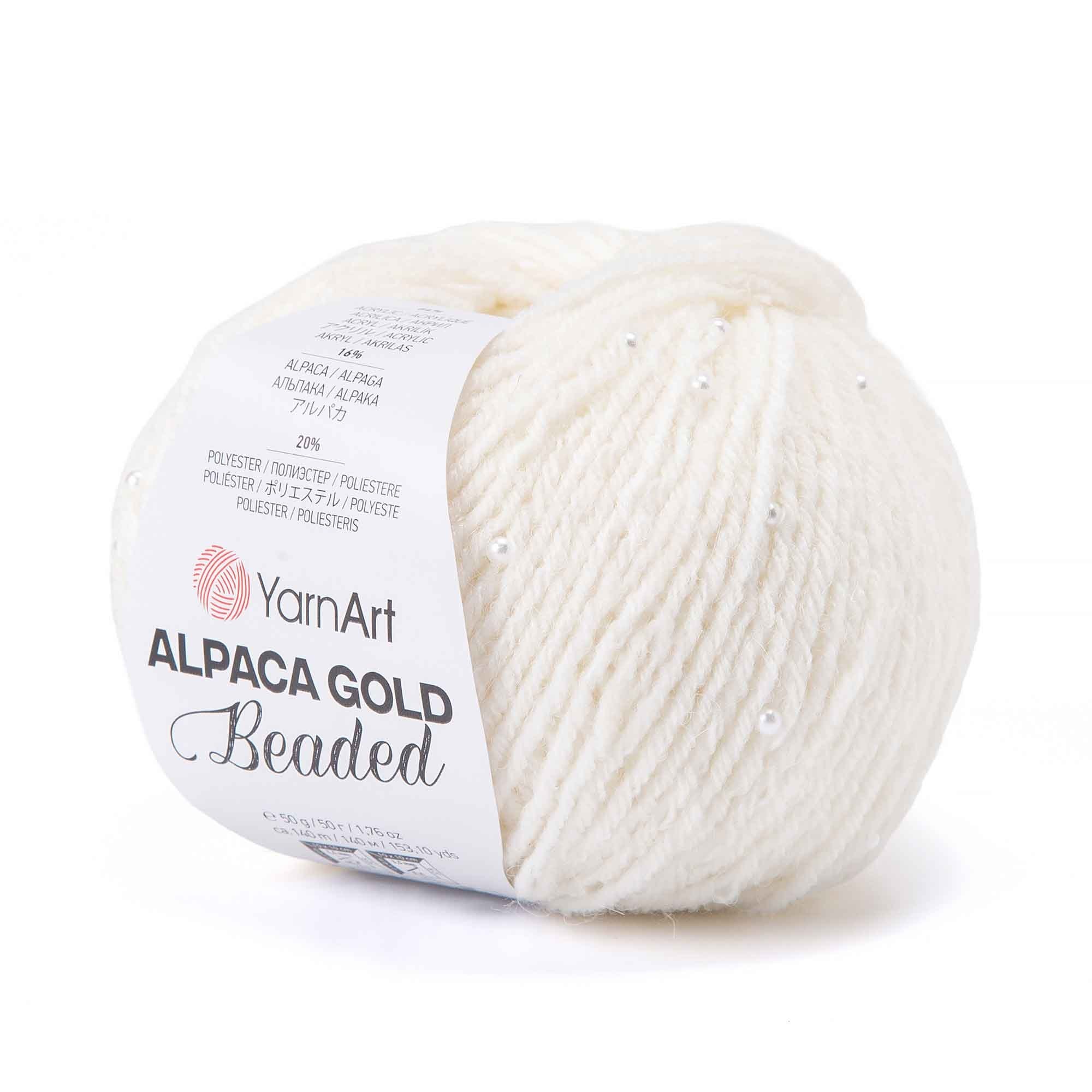 ALPACA GOLD BEADED